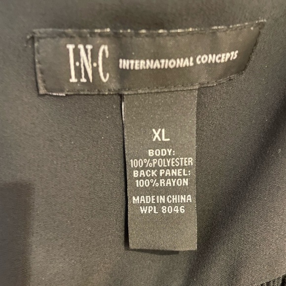 INC black sleeveless blouse Size XL - Picture 2 of 3